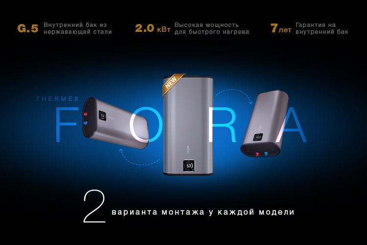Сочетание свежего образа и передовых технологий в Thermex Fora