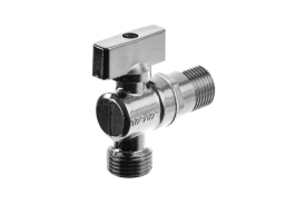 Кран шаровой угловой с удлиненной резьбой 1/2"нар-1/2"нар Cr B