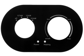 Стикер на панель управления Garanterm Flat